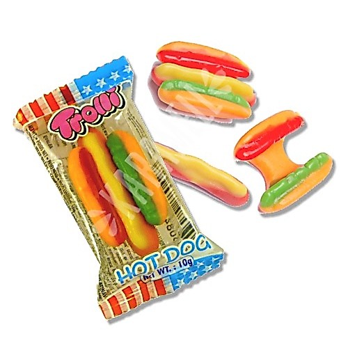 Gummi Mini Hot Dog - Doce de Gelatina - Importado Espanha