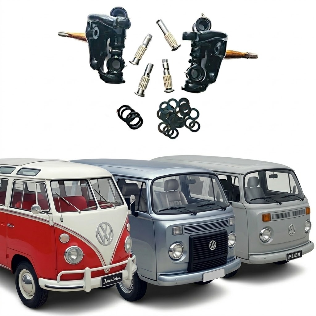 PAR MANGA DE EIXO INVERTIDA VW KOMBI 1977 1978 1980 1985 1990 1995 2000 2005 2010 2014