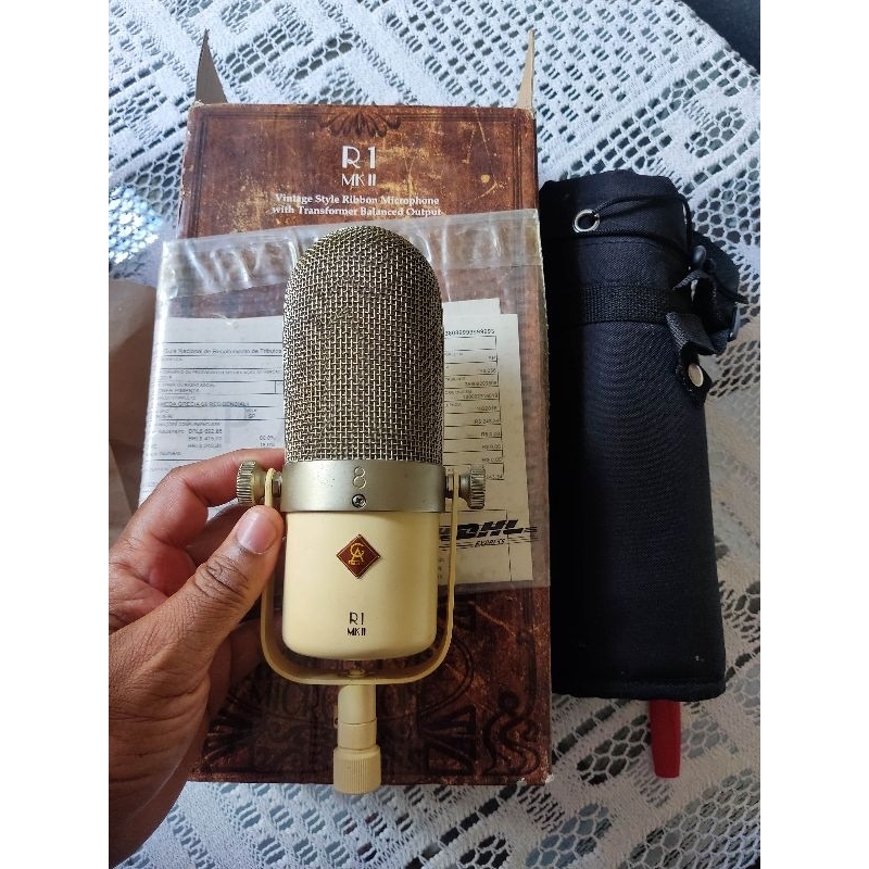 Microfone Fita Golden Age R1 MK II Ribbon Mic profisdional