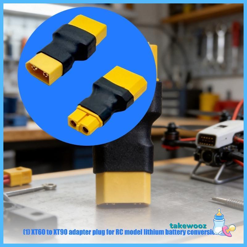 Remote 60 to XT90 Male Female Adapter Connectors for Remote Setups and Benches Use