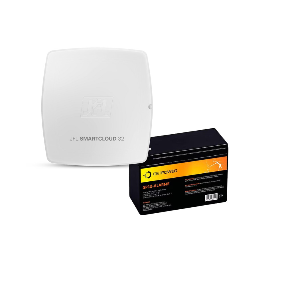 Central Alarme Smartcloud 32 Zonas C/ Bat