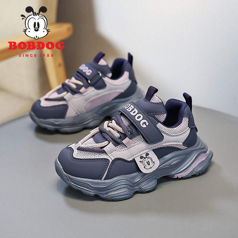 Bobo sapatos infantis meninas papai sapatos primavera outono 2026 novo estilo malha respirável sapatos esportivos infant