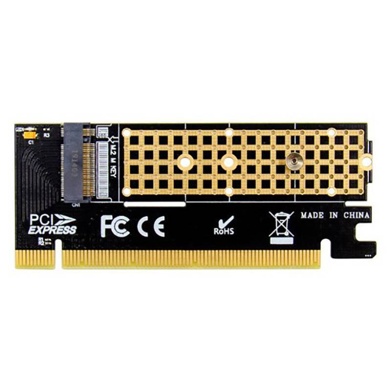 qo M . 2 Para PCIE x16 Placa Adaptadora PCI-e Converter Adaptador NVMe SSD m2 Interface Chave Express 3.0 x4 2230-2280 T