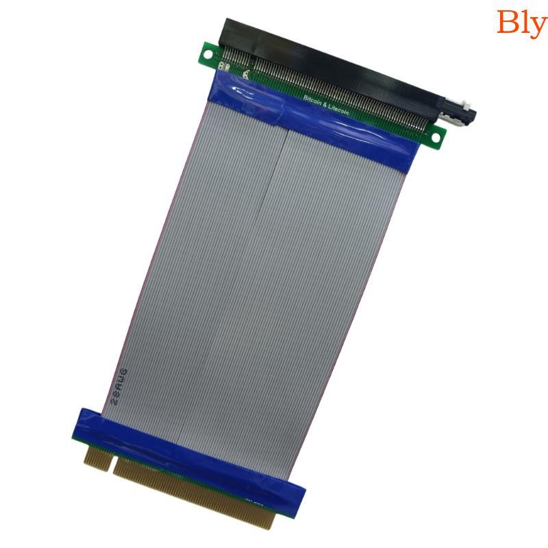 Bly PCI Para Cabo De Placa Express Riser-E X16 PCIE 16X Soft Exte ​ ntion Connectio