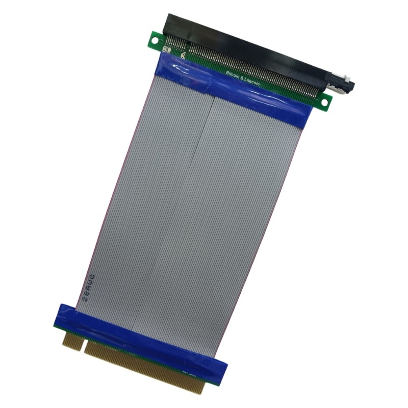 Estone PCIE X16 Para PCI-E X16 Fêmea Extensão Placa Gráfica Express Riser Flexível