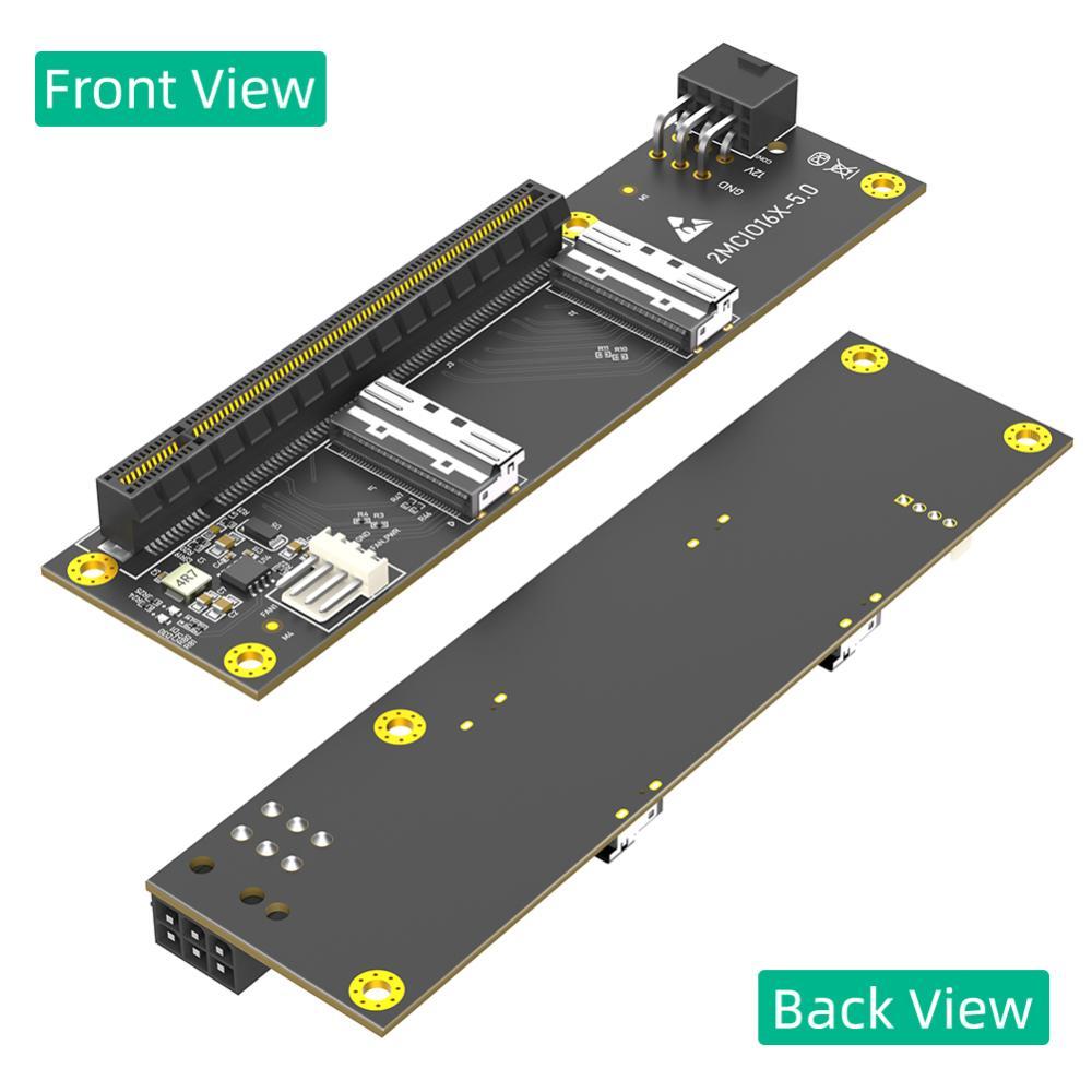 TIK PCI-Express PCIe 5.0 x16 Para Placa Adaptadora Dual MCIO SFF-1016 B3U6