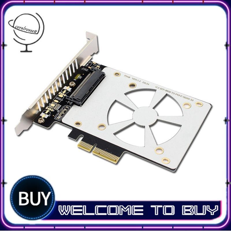 Adaptador SSD PH46 U . 2 PCIe X4 NVMe : SFF-8639 0 Para PCI-E X4/X8/X16 Placa De Extensão Transferência De Dados De Alta