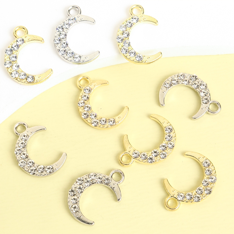 20pcs Rhinestones Decor Moon Luna Encanta O Islã Muçulmano Ramadan