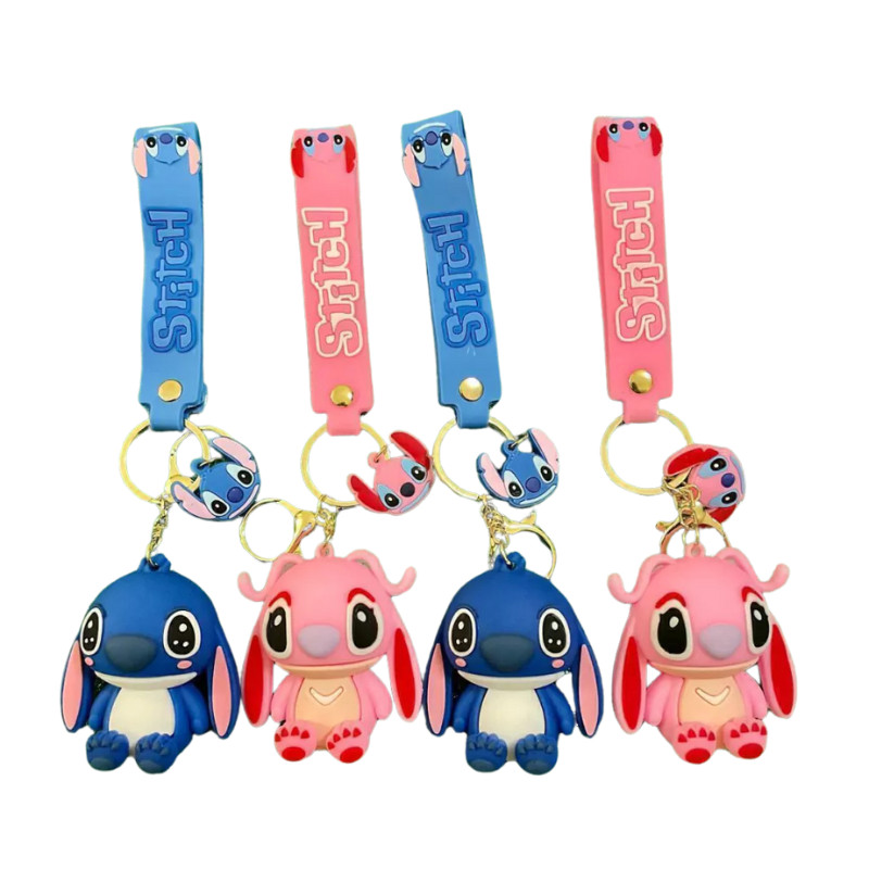 Chaveiro Disney stitch Casal, Mochila. Pingente Acessórios Desenhos Animados, Pingente Chave Do Carro, Decoração
