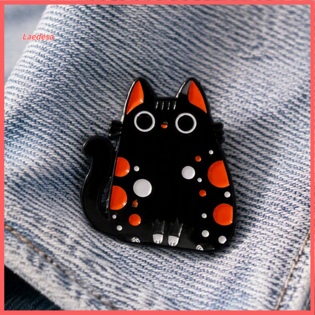 Cat Brooch Pin Enamel Badge Cartoon Alloy Mini Cute Jewelry Accessory for Men Women Stylish Clothing for Bags Hats Gifts