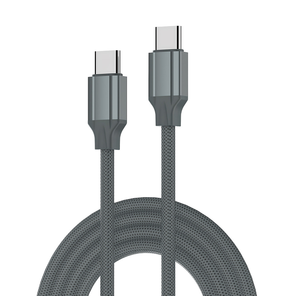 Cabo Usb C Ldnio 100W Macho Carga Rápida 2Metros Cinza