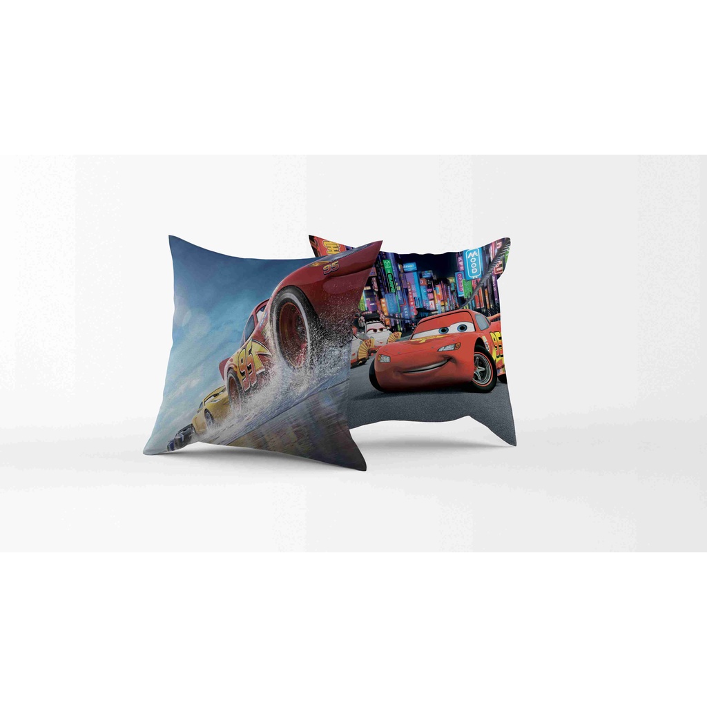 Kit 2 Capas De Almofadas - Filme CARROS