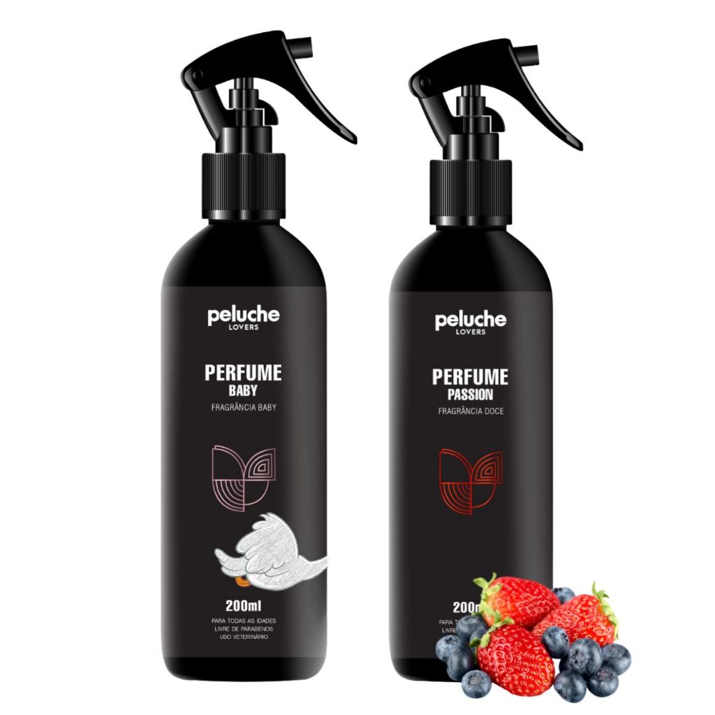 Kit Duo Perfume Pet Baby + Passion 200 ml – Cheirinho de Bebê & Elegância Pet