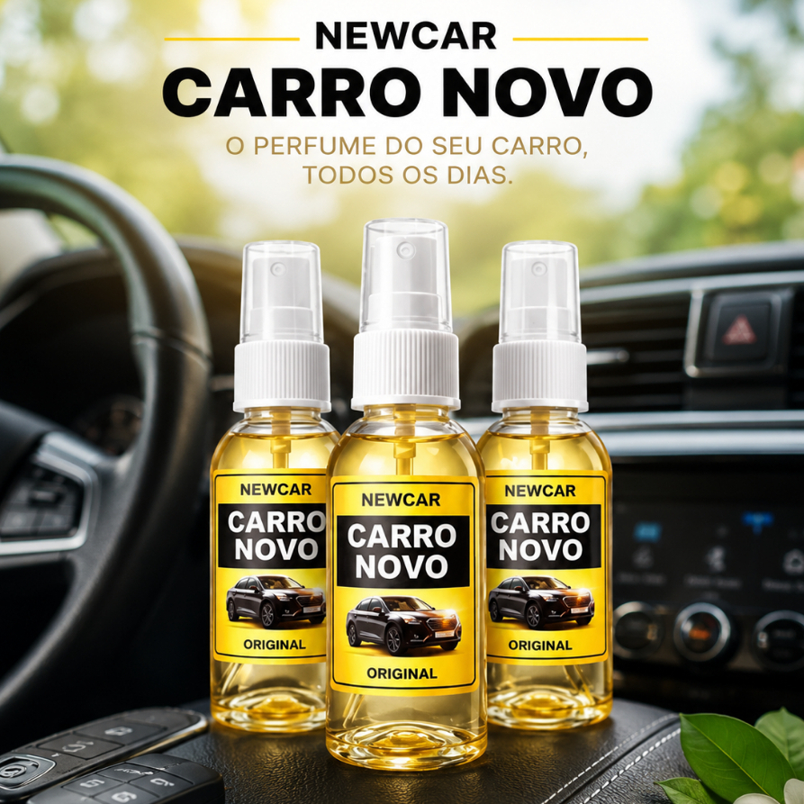 Kit 3 2 1 Cheirinho de Carro Novo Spray Aromatizante Automotivo Aroma para Carros ENVIO IMEDIATO!