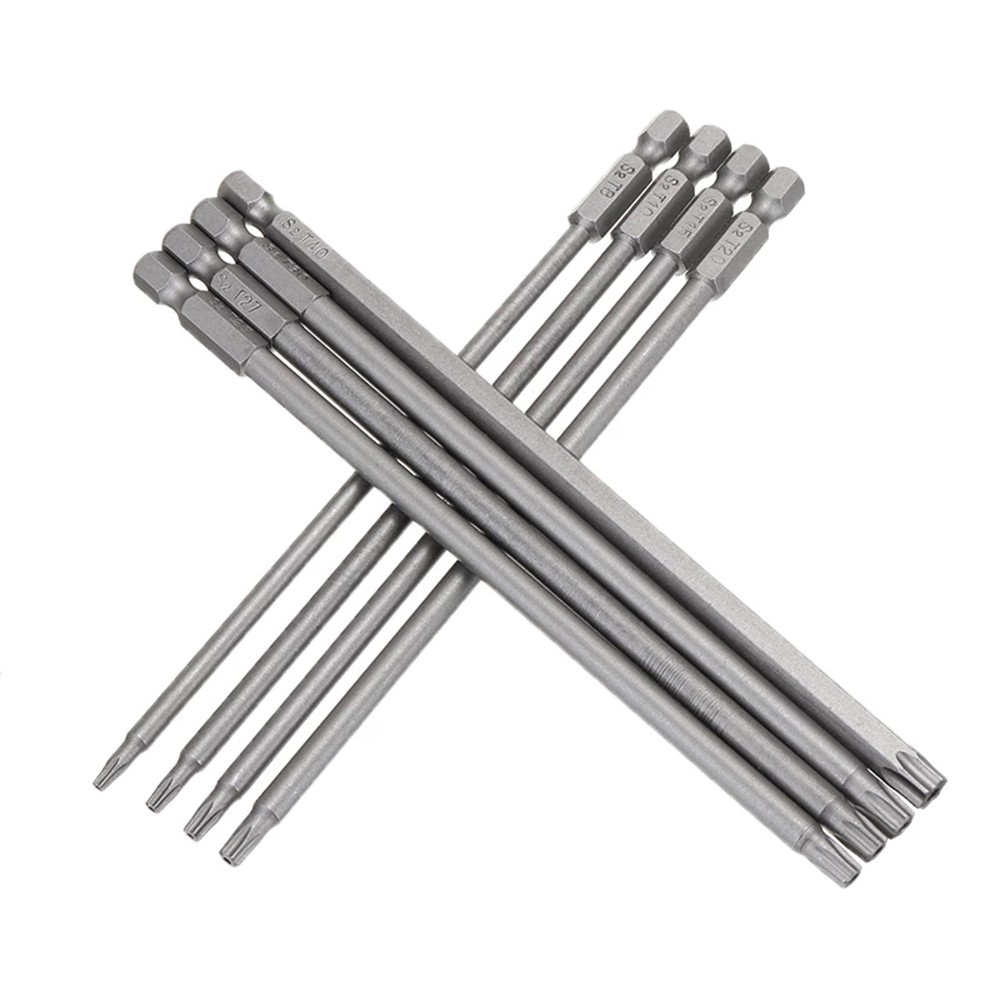 [LIRE] 1 Peça De Chave De Fenda Torx Magnética Com 150 Mm De Comprimento T8 , T10 , T15 , T20 , T25 , T27 , T30 , T40