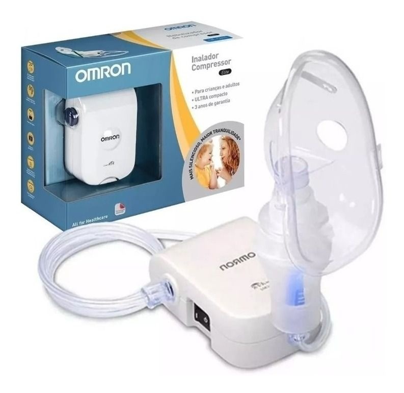 Inalador Nebulizador portátil Compressor Ultra Compact Nec-803 Bivolt Omron