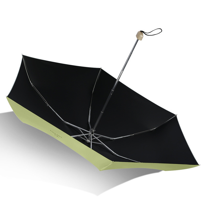 [Leve e Multifuncional] Sun protection and UV protection ultra-compact mini 50% fold women's umbrella portable sunshade