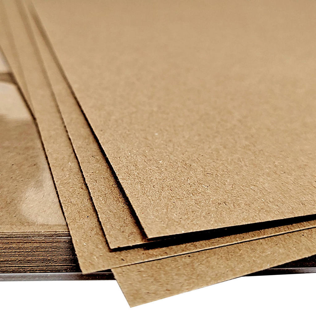 Papel Kraft Pardo Natural A4 180g com 100 Folhas Masterprint