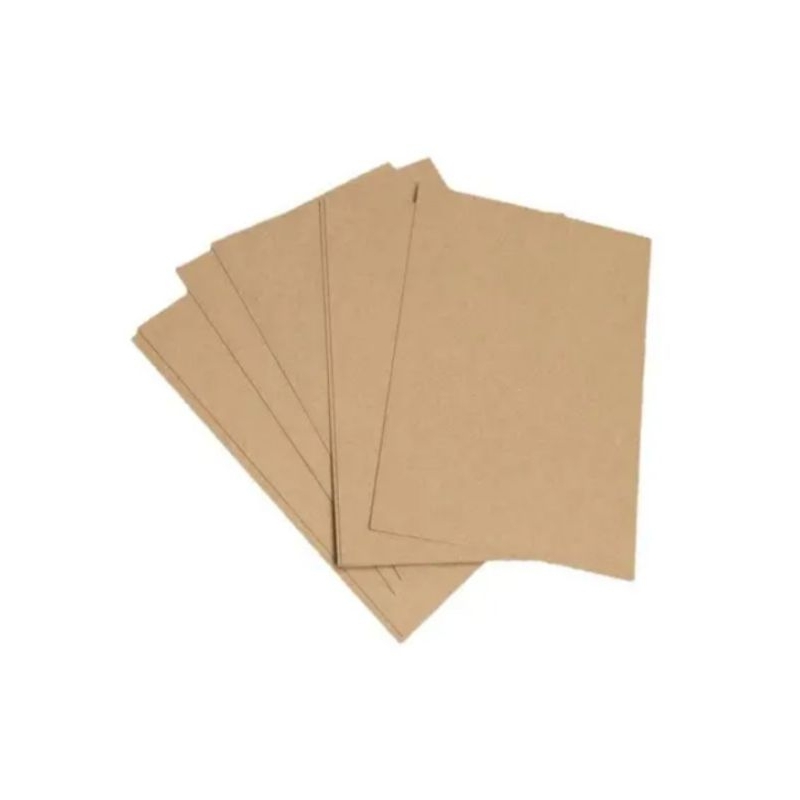 Papel Kraft 180g Natural A4 Masterprint Liso 200 Folhas Dois Lados .