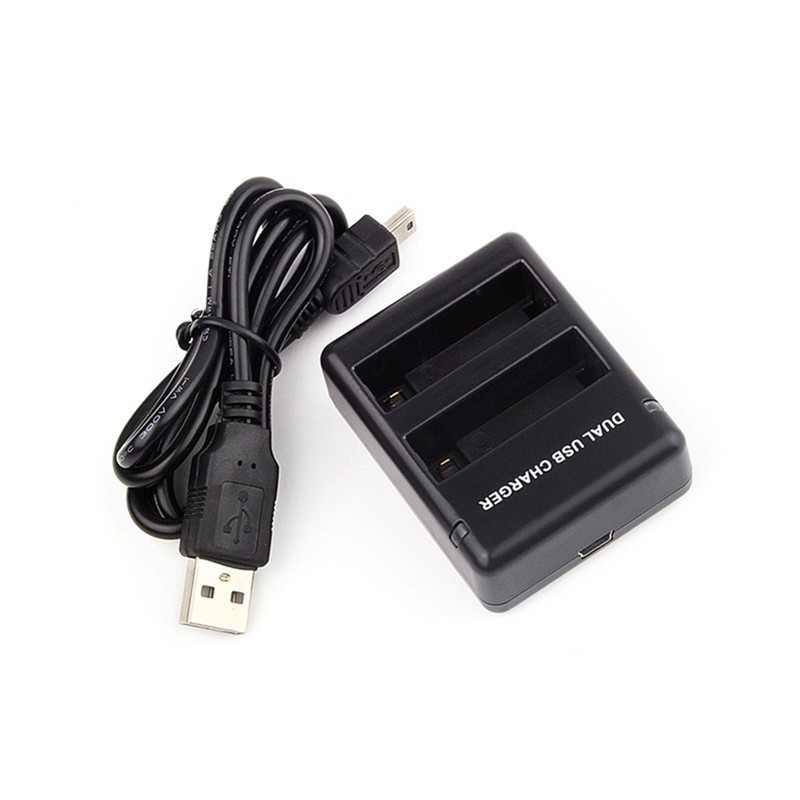 Carregador De Porta USB Dupla Para GoPro Hero 4 AHDBT-401 Bateria Dual Slot Charging Dock