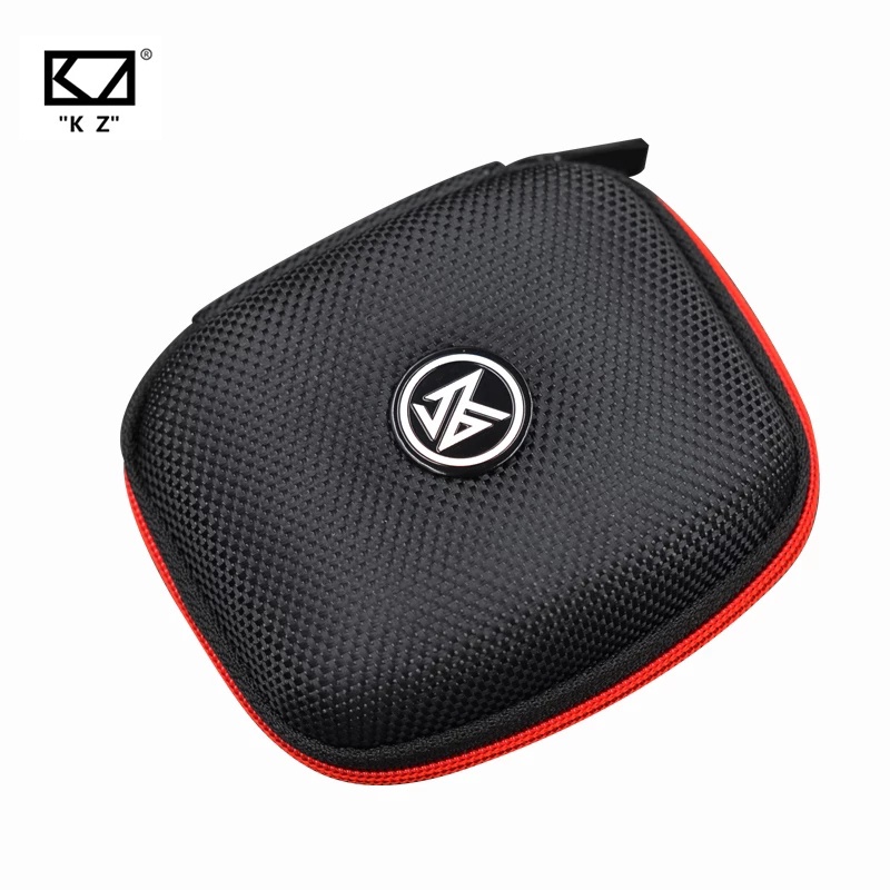 KZ Caixa De Armazenamento Portátil Para Fone De Ouvido Quadrado EVA Com Zíper Estojo & * -