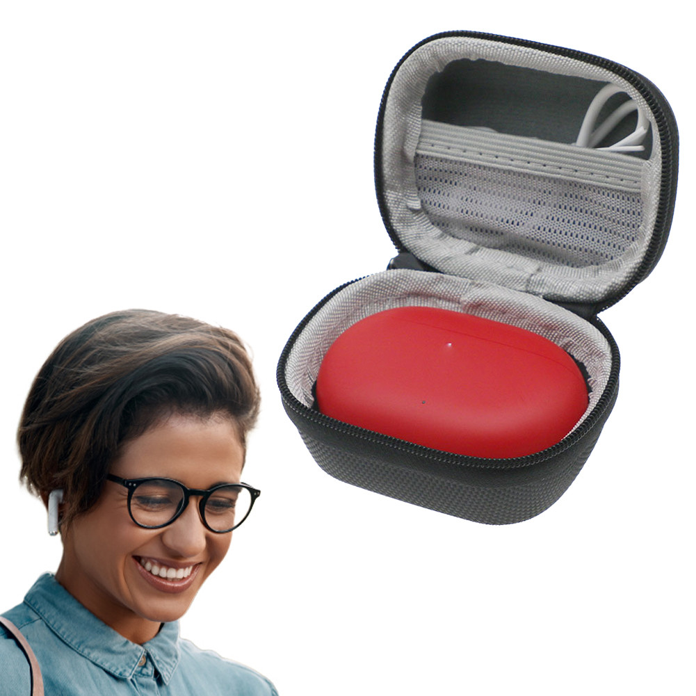 Estojo Rígido De EVA Com Mosquetão , Fone De Ouvido , De Transporte Para Viagem , Anti-Queda , Suporte Estúdio Buds/Stud