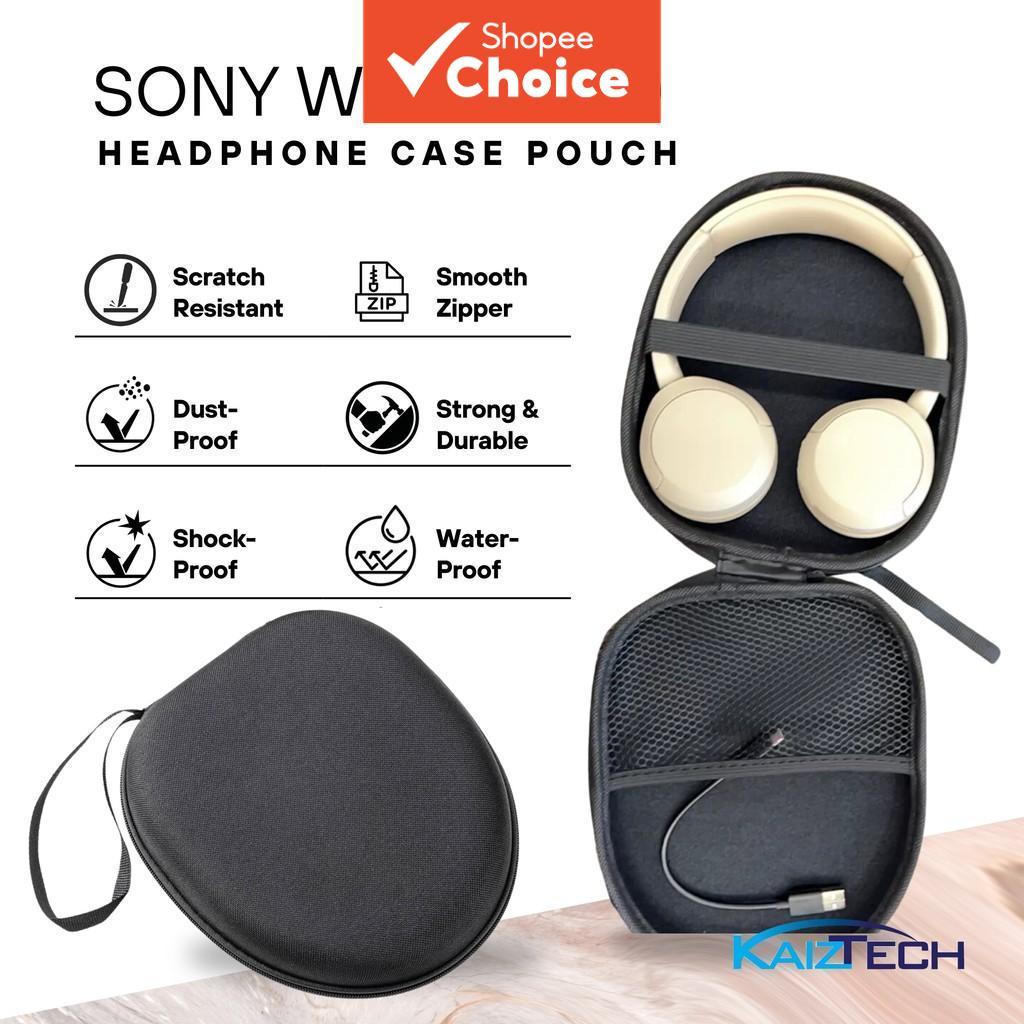 Estojo protetor EVA para fones de ouvido Sony WH-CH520 CH520, bolsa portátil para transporte e armazenamento de viagem