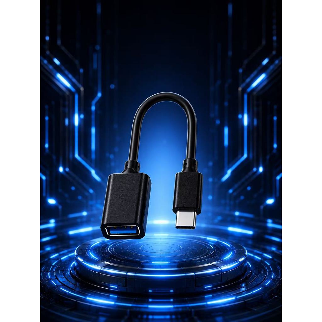 Adaptador USB 3.0 para Tipo C 5Gbps OTG Alta Velocidade Plug e Play Android Notebook