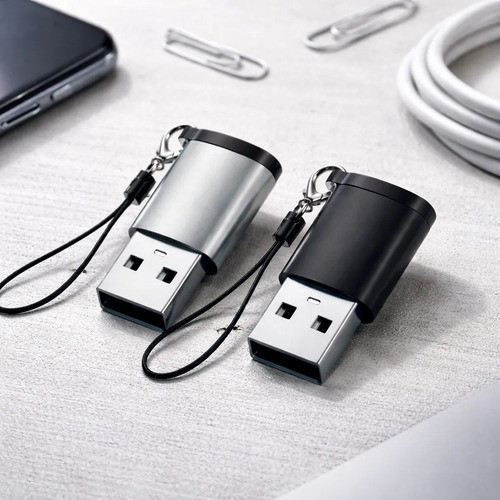 Adaptador Usb para usb c 3.0 Otg  Conversor Alta Velocidade Macho 5Gbps Pendrive Mouse Teclado Notebook MacBook Celular
