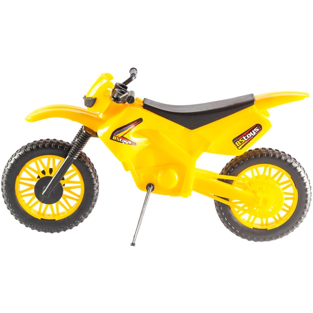 MINI MOTO MOTINHA NEW CROSS RADICAL DE TRILHA 17CM SOLAPA COR SORTIDA BS TOYS