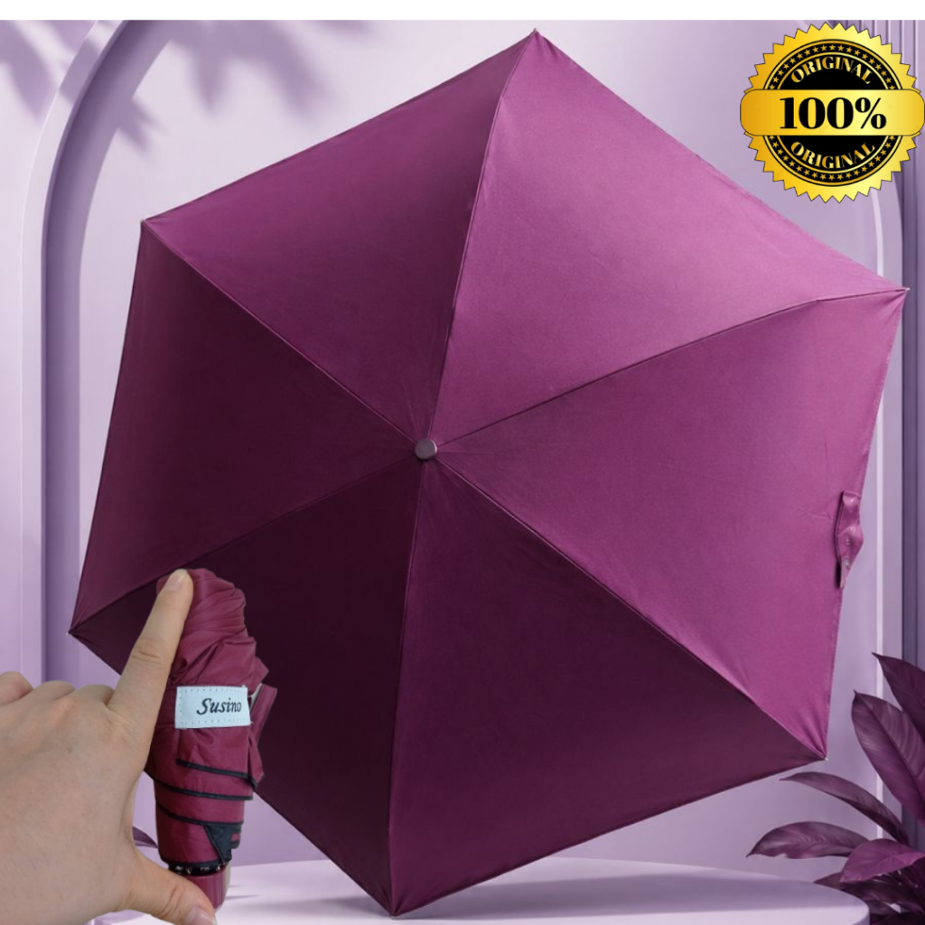 Guarda-Chuva SUSINO Utra Mini Dupla Face Cabo Reforçado E Proteção UV | 17cm