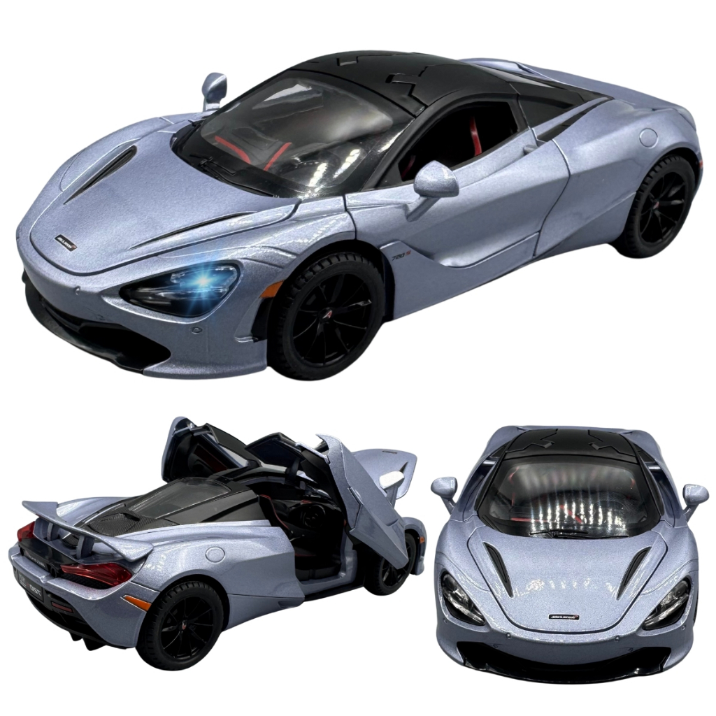 Miniatura Carro Mclaren 720s 2023 Escala 1:24 Coleção Metal
