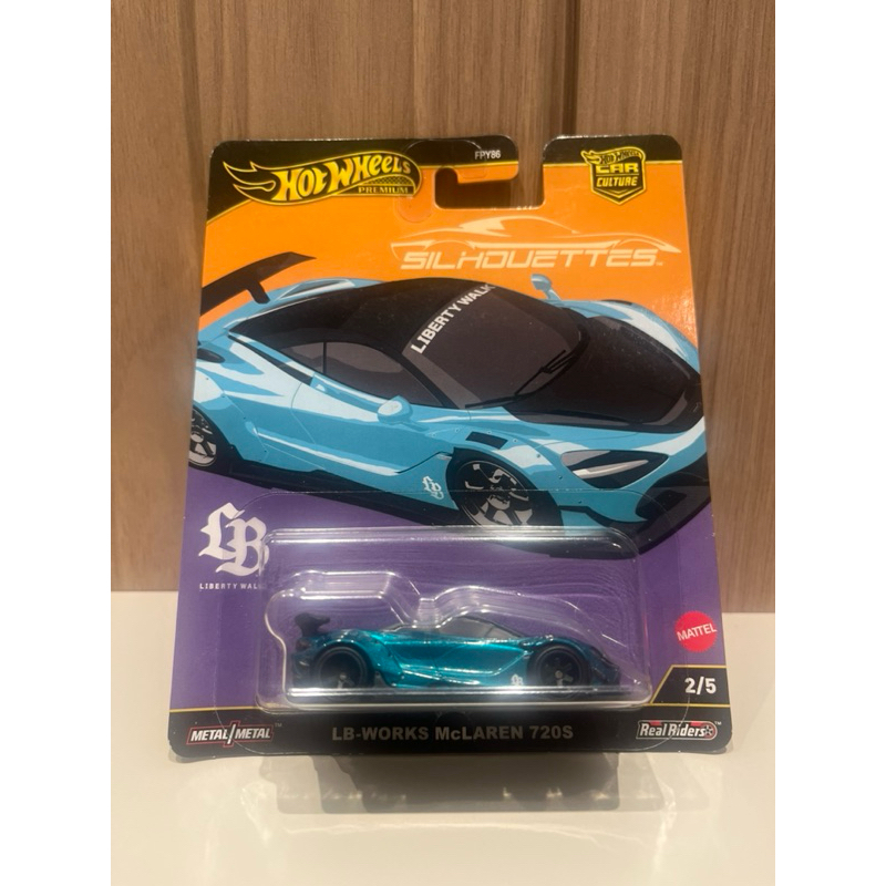 Hot Wheels Premium Silhouettes LB-Works McLaren 720S Liberty Walk Car Culture 1:64 Metal/Metal