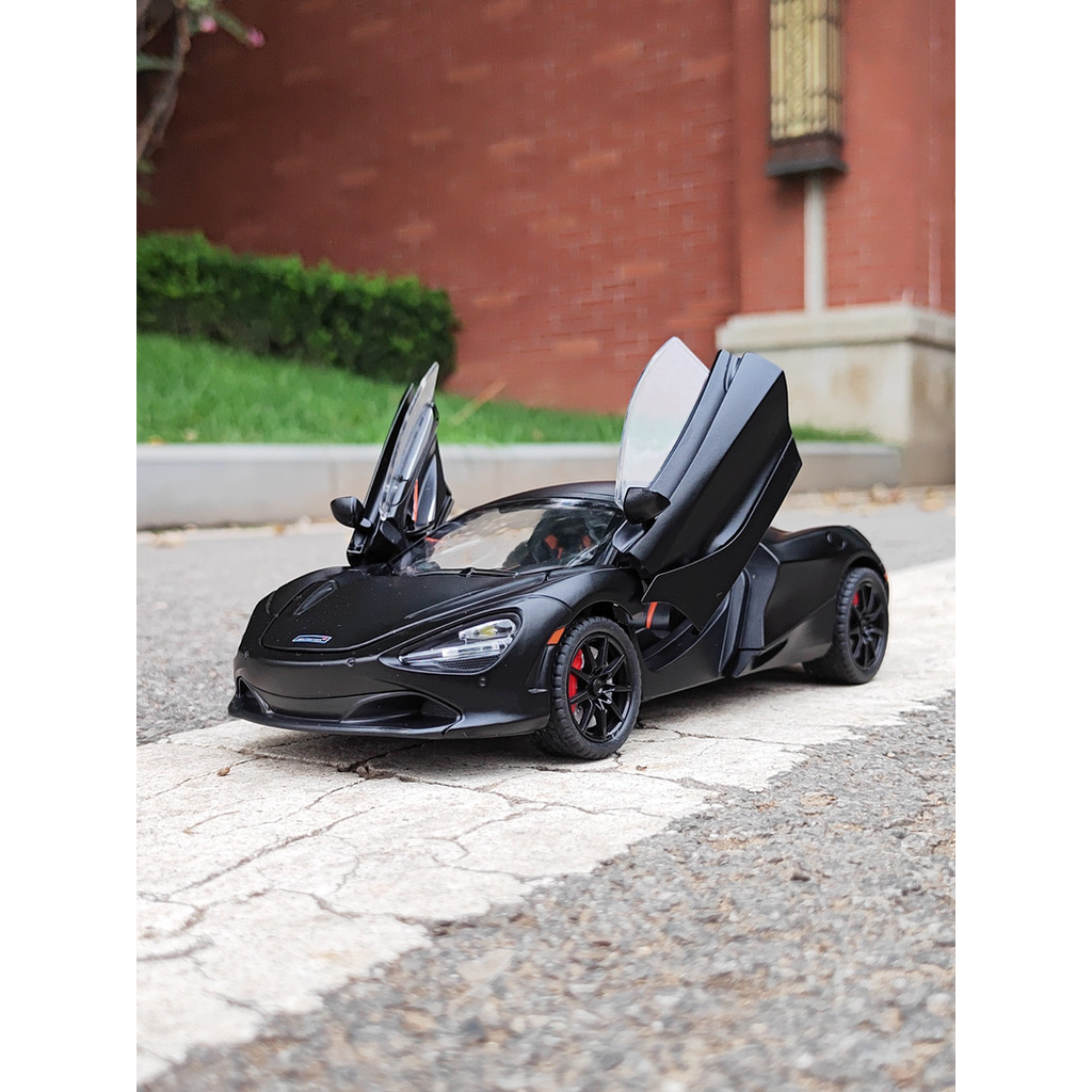 1: 24 McLaren 720S menino som luz puxar para trás liga carro de brinquedo crianças simulação Metal modelo de carro ornam
