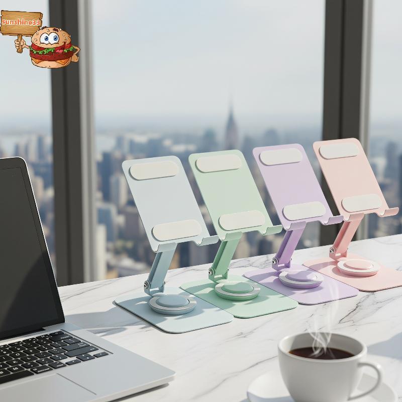 sun Ajustável Suporte Do Telefone Celular Rotação De 720 Graus Base De Metal Pesado Para Viagem Portátil De Mesa Brilho