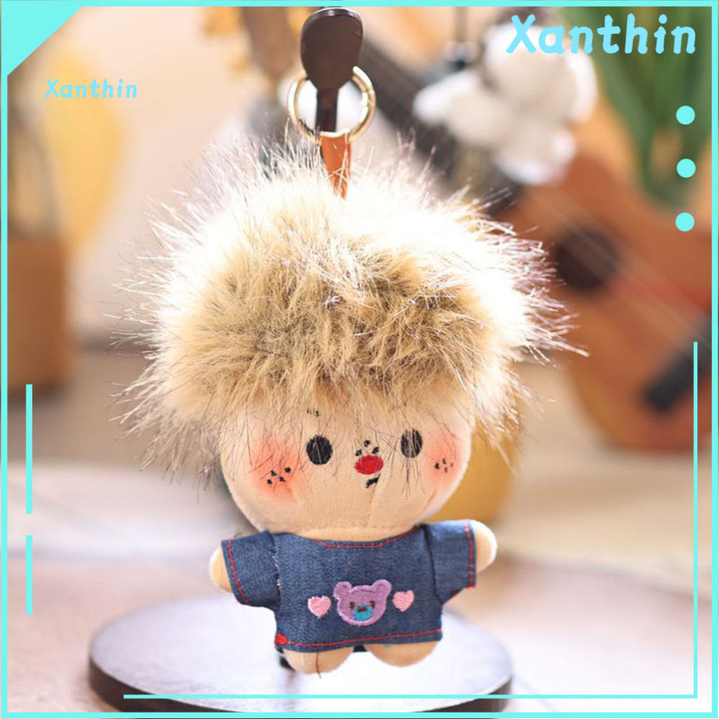 Soft Velvet Plush Doll Cute Keychain for Bag Small Stuffed Pendant Cartoon Charm for Backpack Purse Accessory Perfect Gi