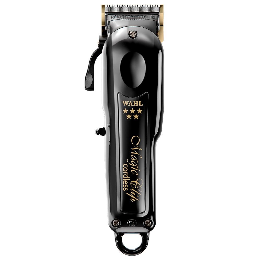 Máquina de Corte Profissional Sem Fio Wahl Magic Clip Cordless Black com 8 pentes Bivolt