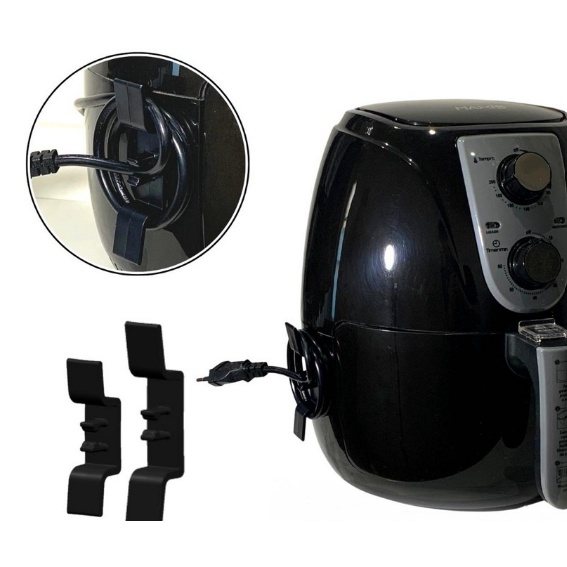 Kit Clip Organizador De Cabos Eletrodomésticos  Fios 6 Peças Autoadesivo
