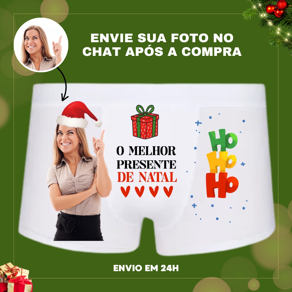 Cueca Personalizada O Melhor Presente de Natal