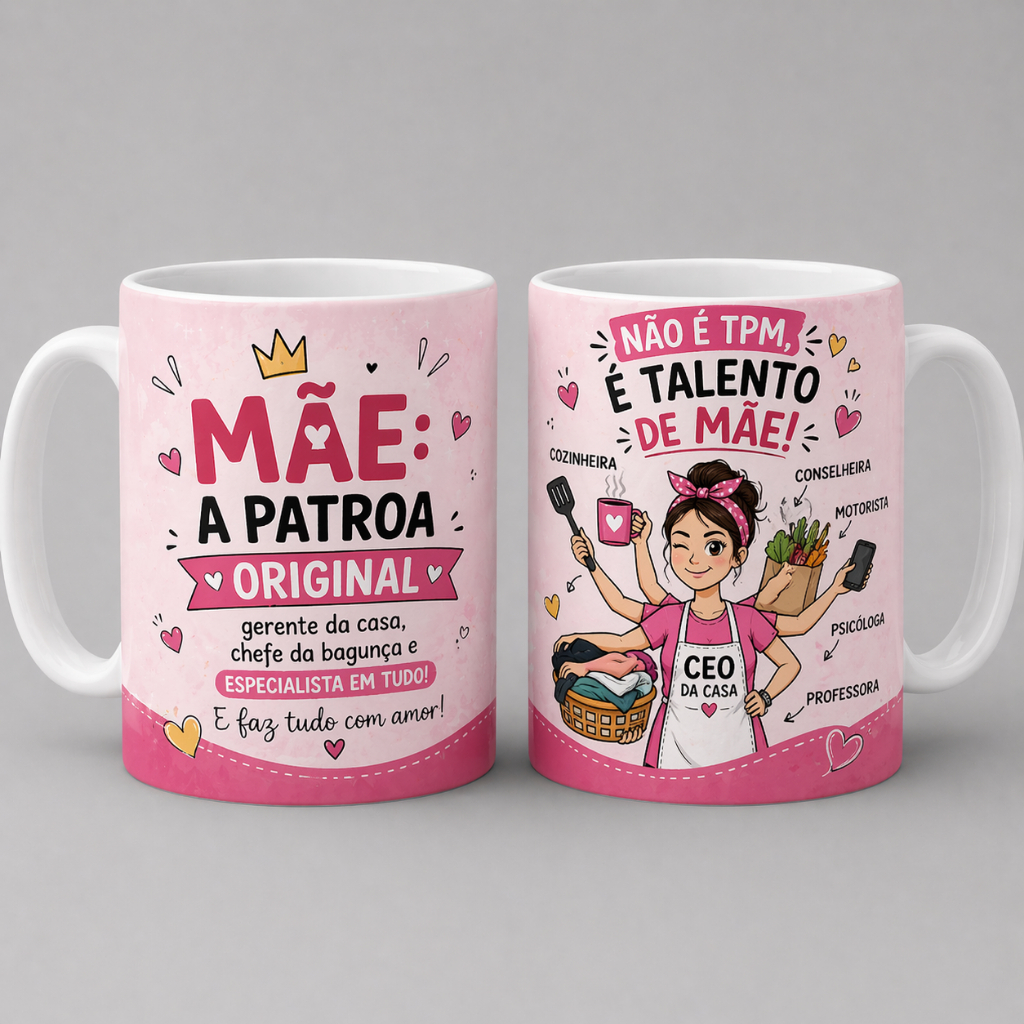 💐 CANECA PERSONALIZADA DIA DAS MÃES - MELHOR PRESENTE –PARA LEMBRAR TODOS OS DIAS  💐