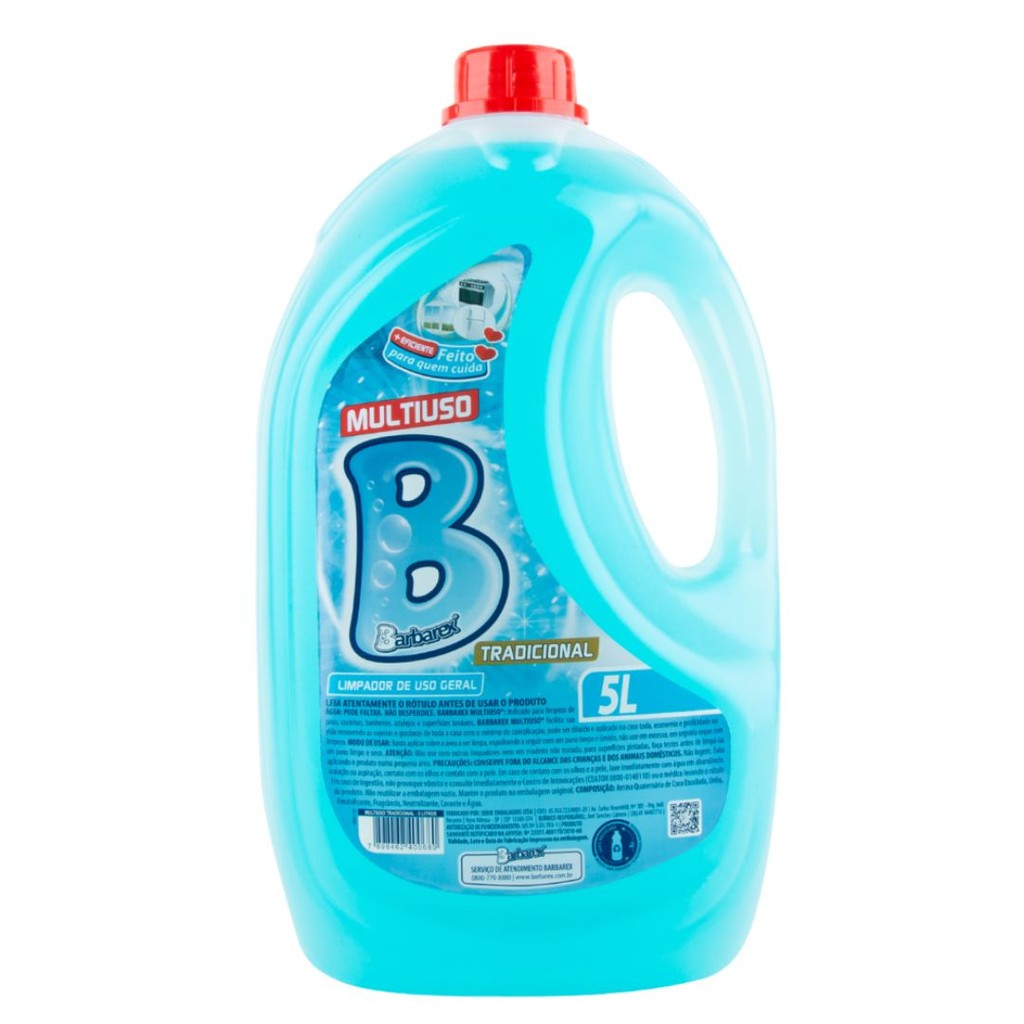 Multiuso Limpador de Uso Geral Economico Barbarex 5 litros