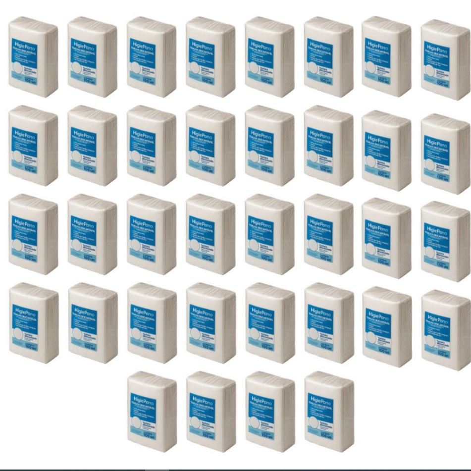 3600 Unidades Lenço Multiuso HigiePano - Toalha para Banho no Leito e Limpeza Corporal Ideal para Higiene