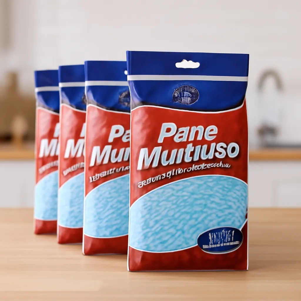 Kit Com 25 Panos Multiuso Cozinha Azul Limpeza Life Clean 5 ou 10 Pacotes