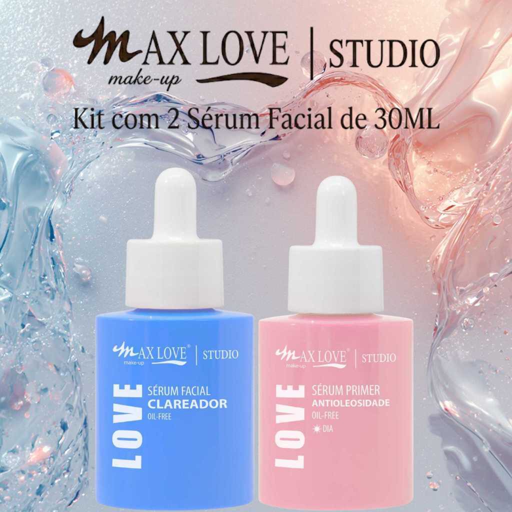 Kit 2 Sérum 30ml - Clareador, Antioleosidade - Max Love