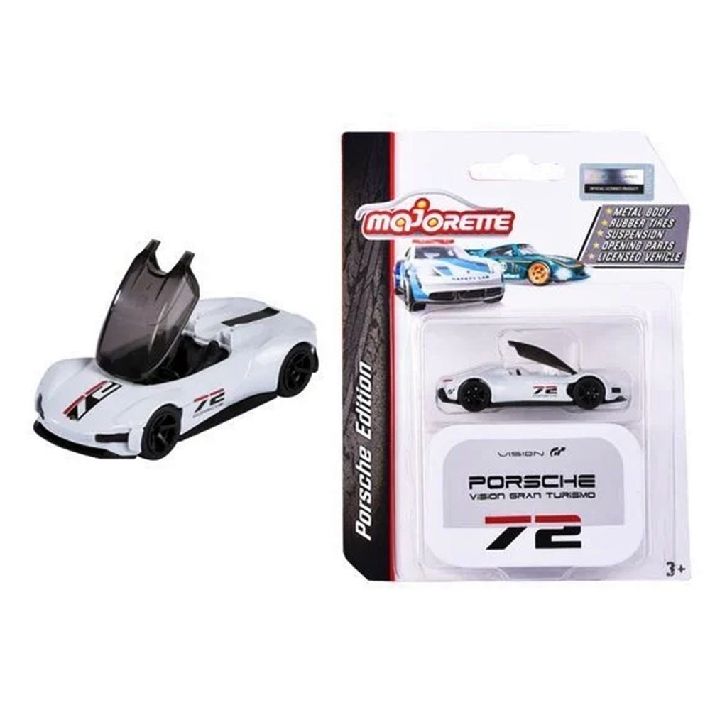 Miniatura Carro Porsche Vision Gran Turismo #72 - Porsche Edition - 1:60 - 1:64 - Majorette