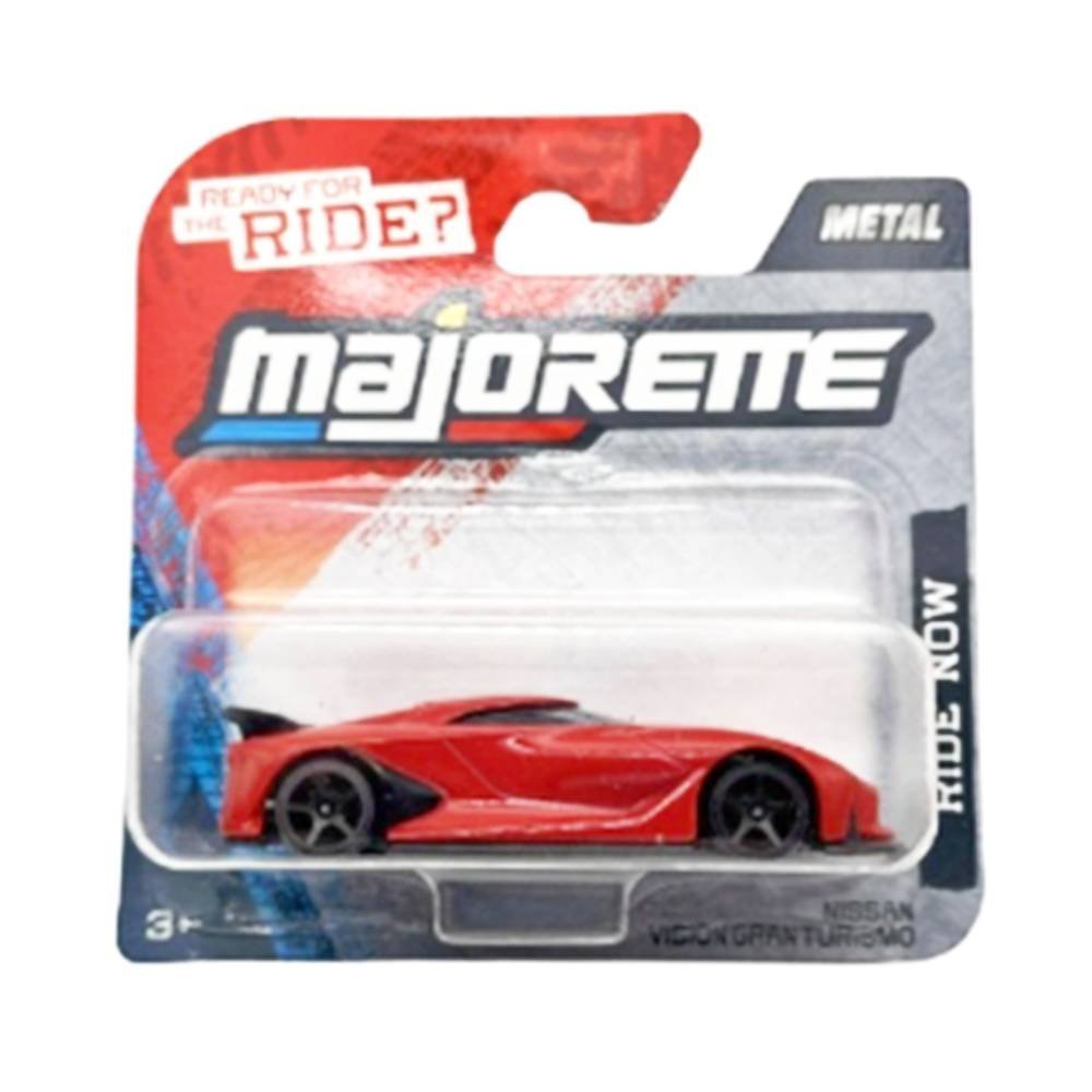 Miniatura Carro Nissan Vision Gran Turismo - Ride Now - Street Cars - Vermelho - 1:60 - 1:64 - Majorette