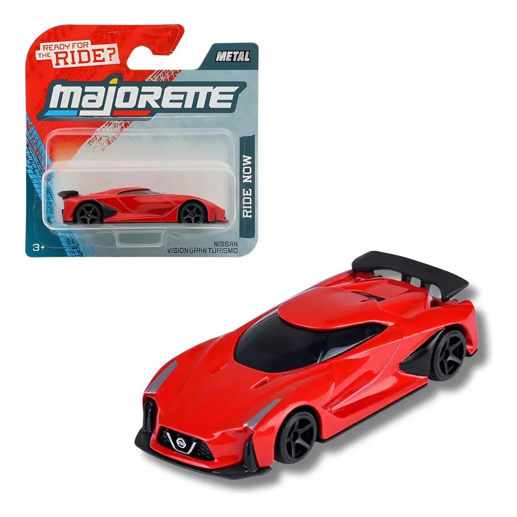 Carro Nissan Vision GT 1:64 Majorette Metal Novo Show Top