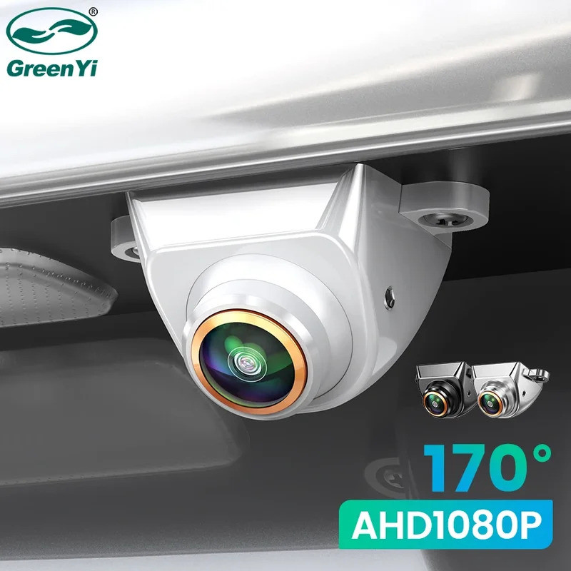 GreenYi AHD 1080P Car Rear View Camera 170° Fisheye Golden Lens Full HD Night Vision Vehicle Reversing Backup Front Came