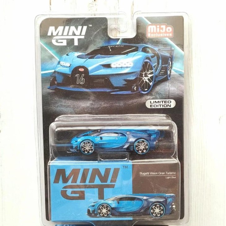 Mini GT Bugatti Vision Gran Turismo Mijo Blister Exclusiva