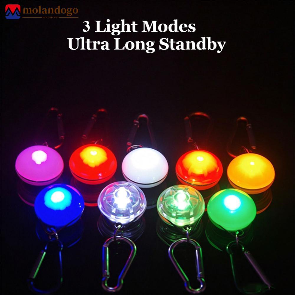 Milandogo LED Dog Light Clip on Collar 3 Modos Segurança Piscando Cachorro Night Glow Pet Pingente Com Mosquetão Para Ca